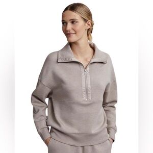 Varley Keller Half-Zip in DoubleSoft fabric. Size Small Pristine condition